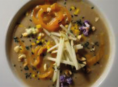 soupe à la spiruline